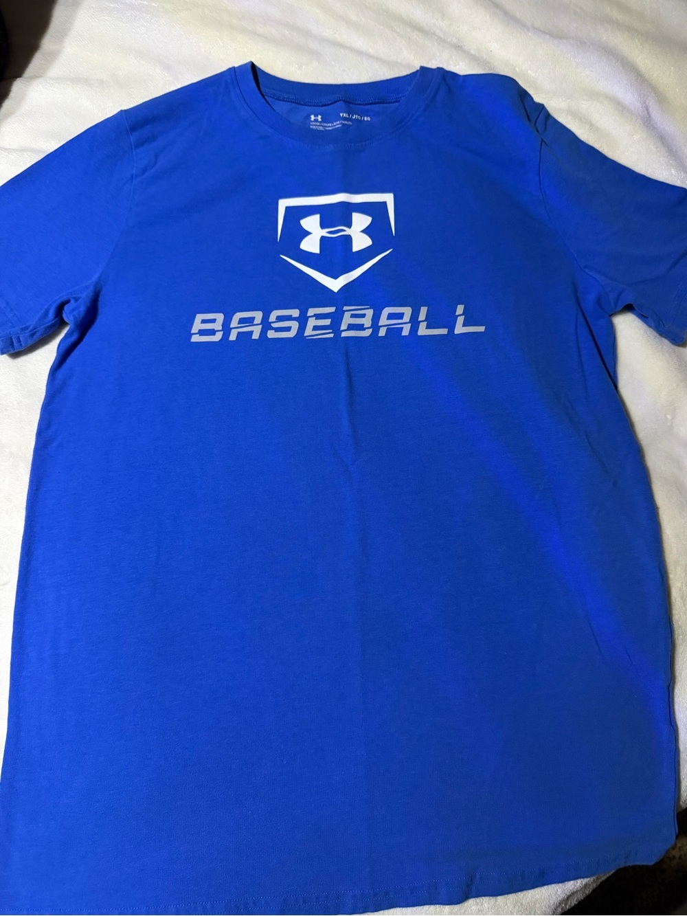 Under Armour Royal Blue Baseball Logo Tee
